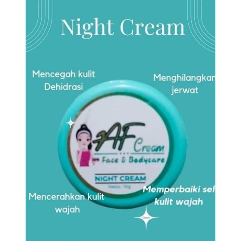 cream malam AF Glow