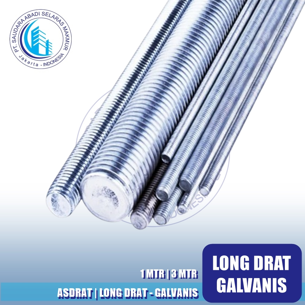 AS DRAT | LONG DRAT GALVANIS M14 | M16 | M18 | M20 (1 Meter)