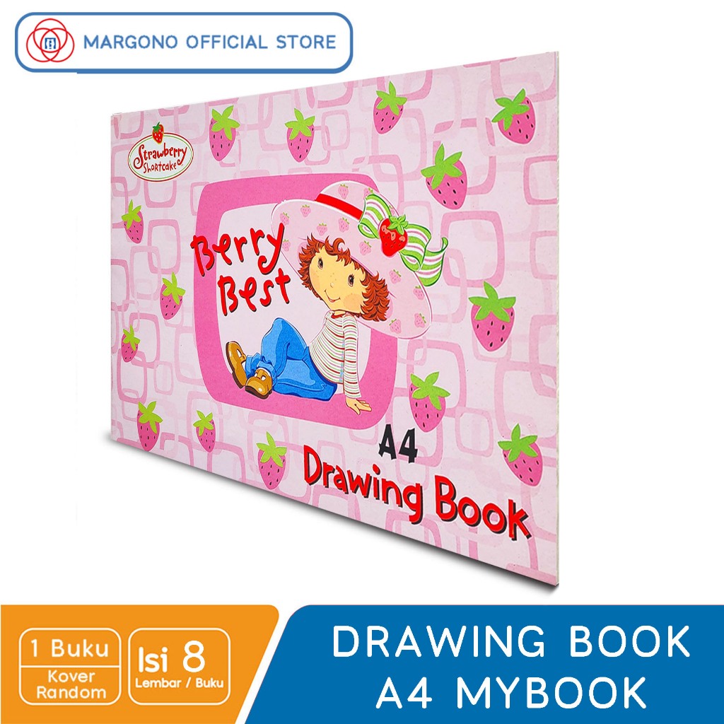 

My Book Buku Gambar A4 Strawberry Shortcake - 8 Lembar
