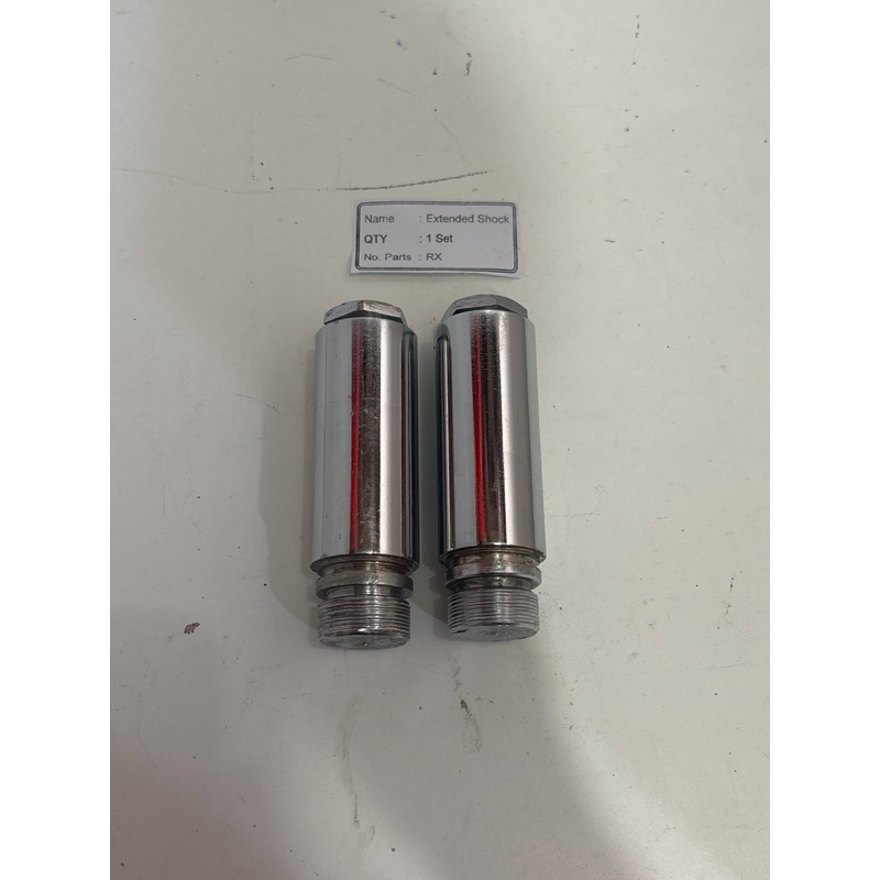 Peninggi Shock Depan RX King 10cm Full besi Chrome