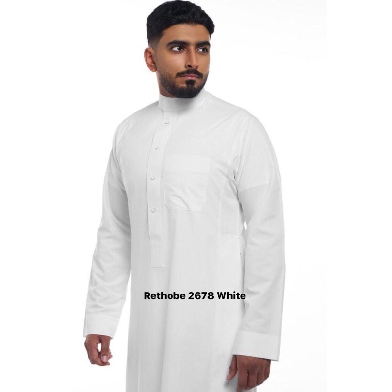 Jubah Rethobe White (2678)