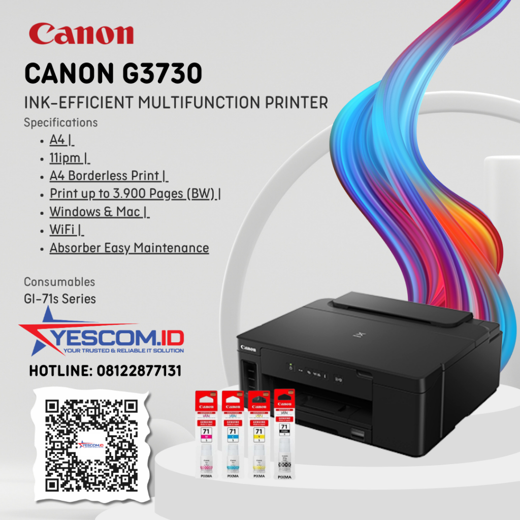 CANON G3730 PRINTER