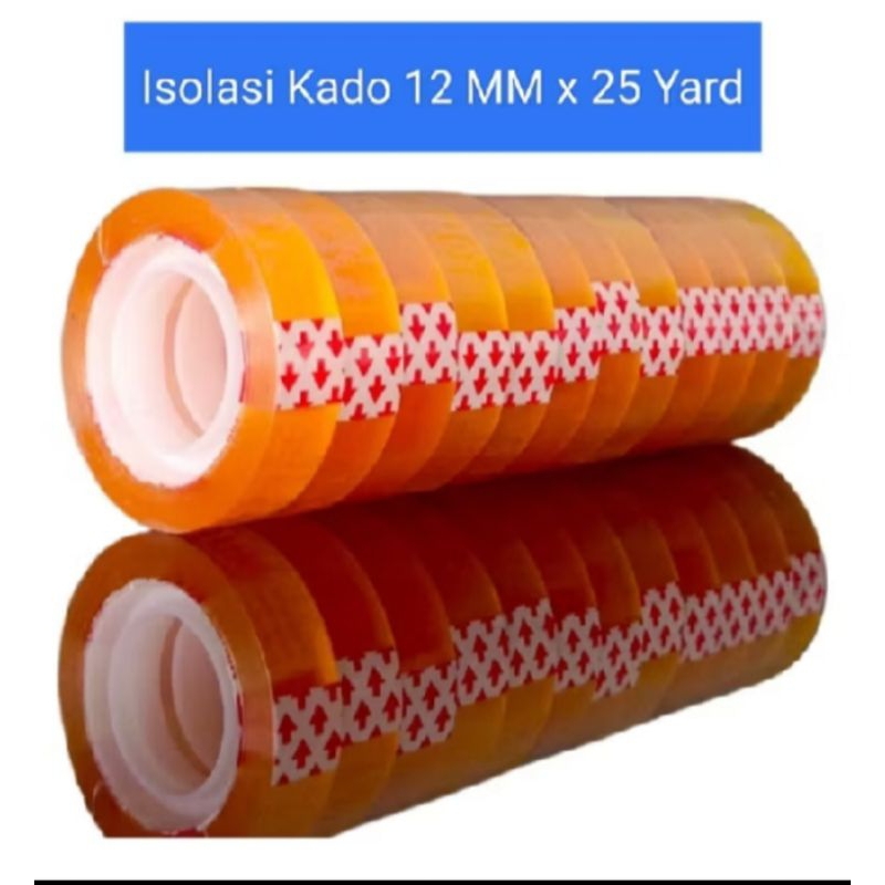 

Isolasi kecil 12mm×25y gulungan tebal