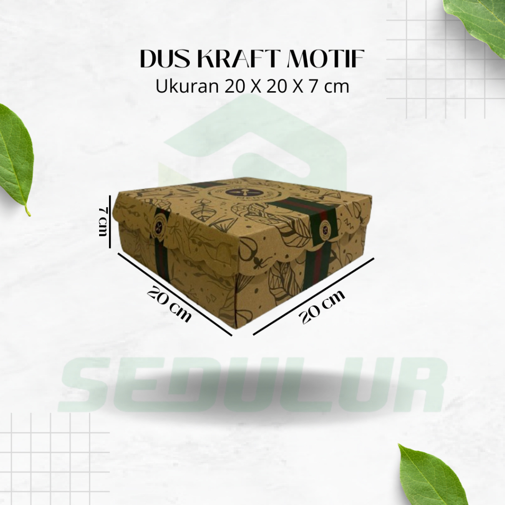 

DUS KRAFT (COKLAT) MOTIF UK 20