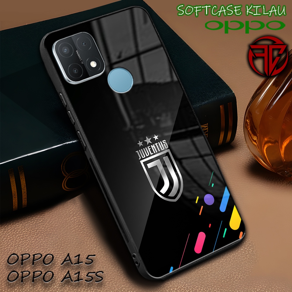 [SC01] Softcase Kilau Oppo A15 | Oppo A15s | Casing Kaca Mika | Kesing Keren Aesthetic [ Bola ] | Pe