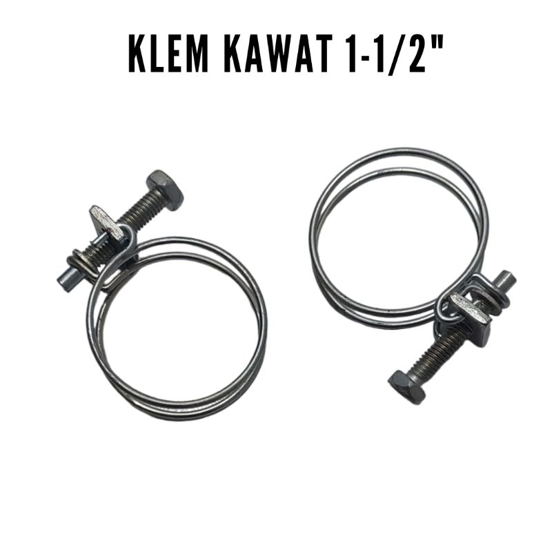 Klem Selang Kawat 1 1/2 inch - Klem Kawat