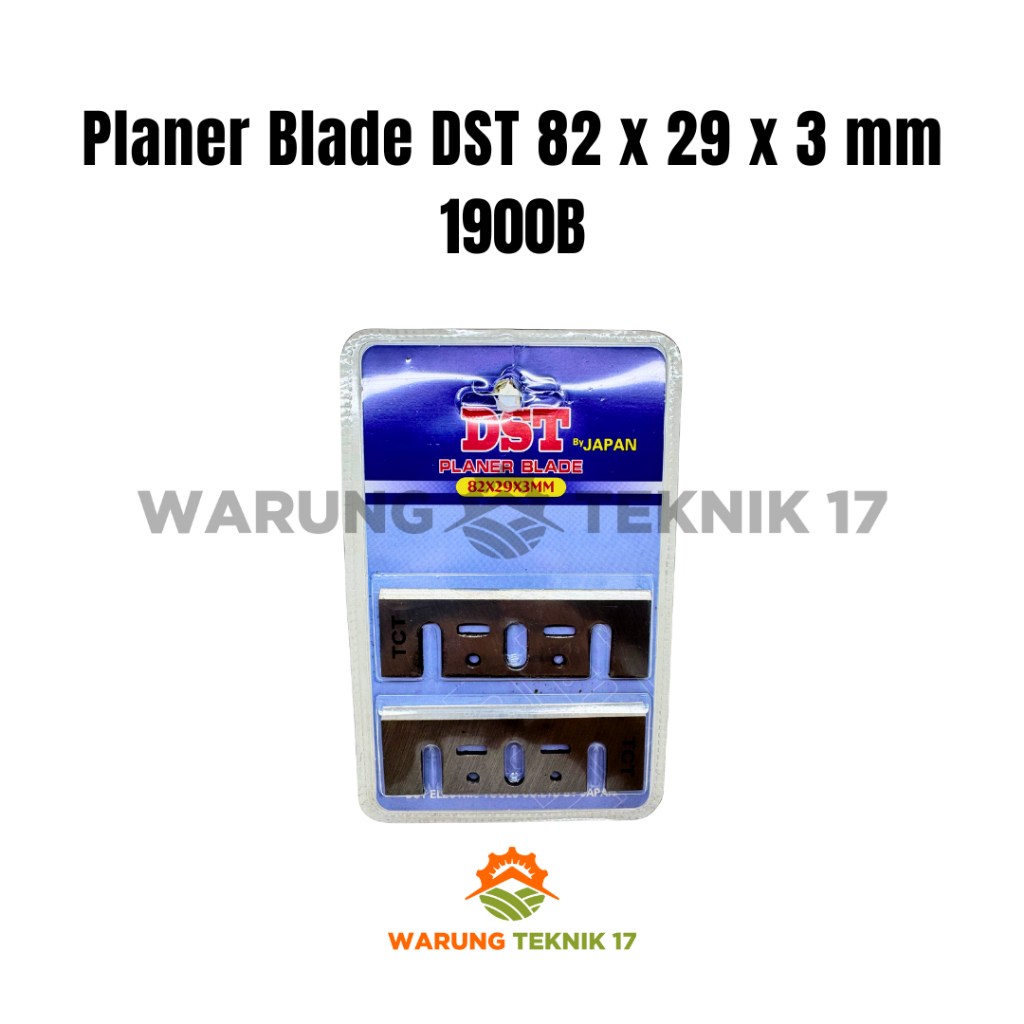 Planer Blade DST JAPAN 82 x 29 x 3 mm Mata Pisau Serut Ketam Sugu Pasah Kayu HSS TCT Benz 82mm