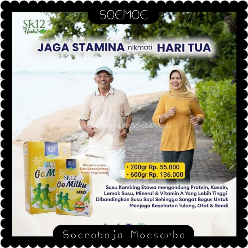 

• SOEMOE • Susu Kambing Etawa Lansia | SR12 GOMILKU GOLD [New]