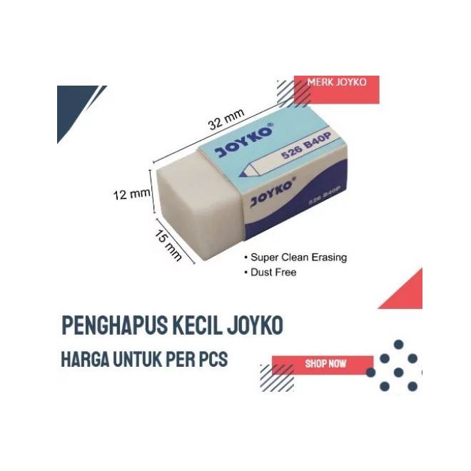 

PENGHAPUS PENSIL JOYKO PENGHAPUS KECIL JOYKO