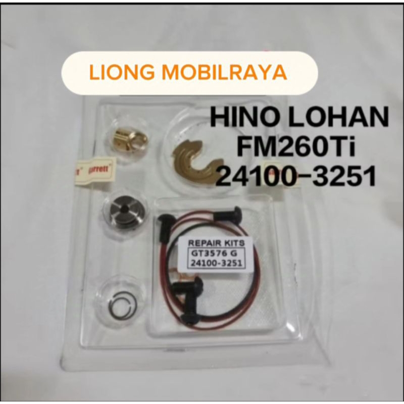 REPAIR KIT TURBO CHARGER MOBIL HINO LOHAN FM260Ti/FM260PS