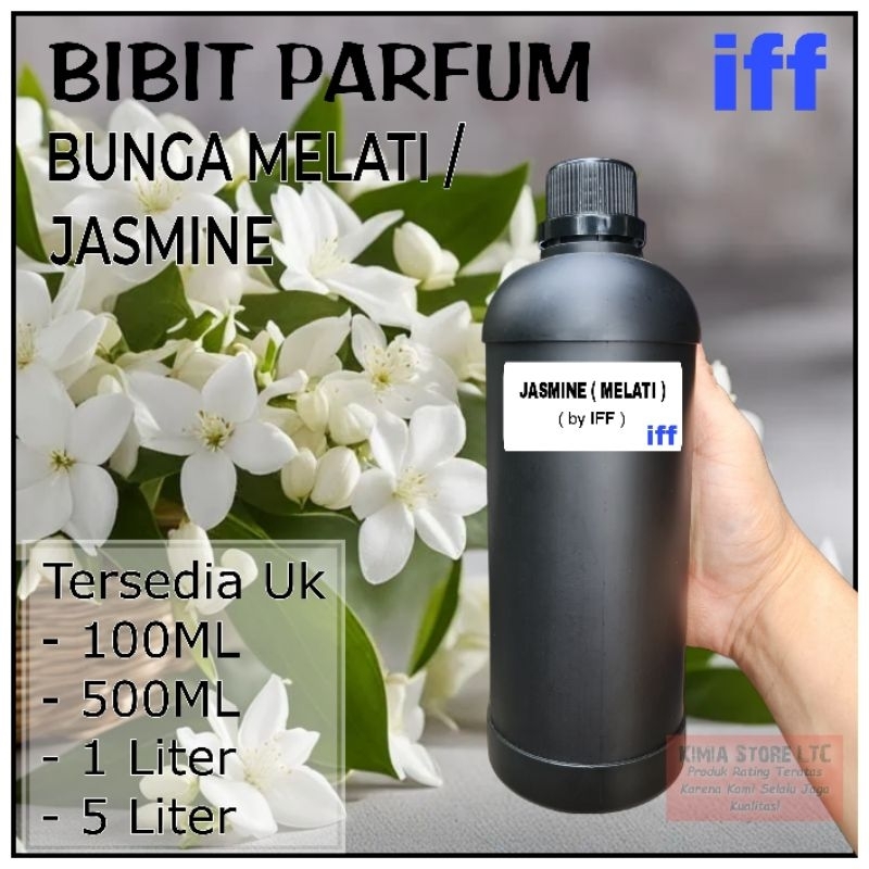 BIBIT PARFUM JASMINE ( BUNGA MELATI ) 100ML by IFF / BIBIT PARFUM BUNGA MELATI 100ML IFF