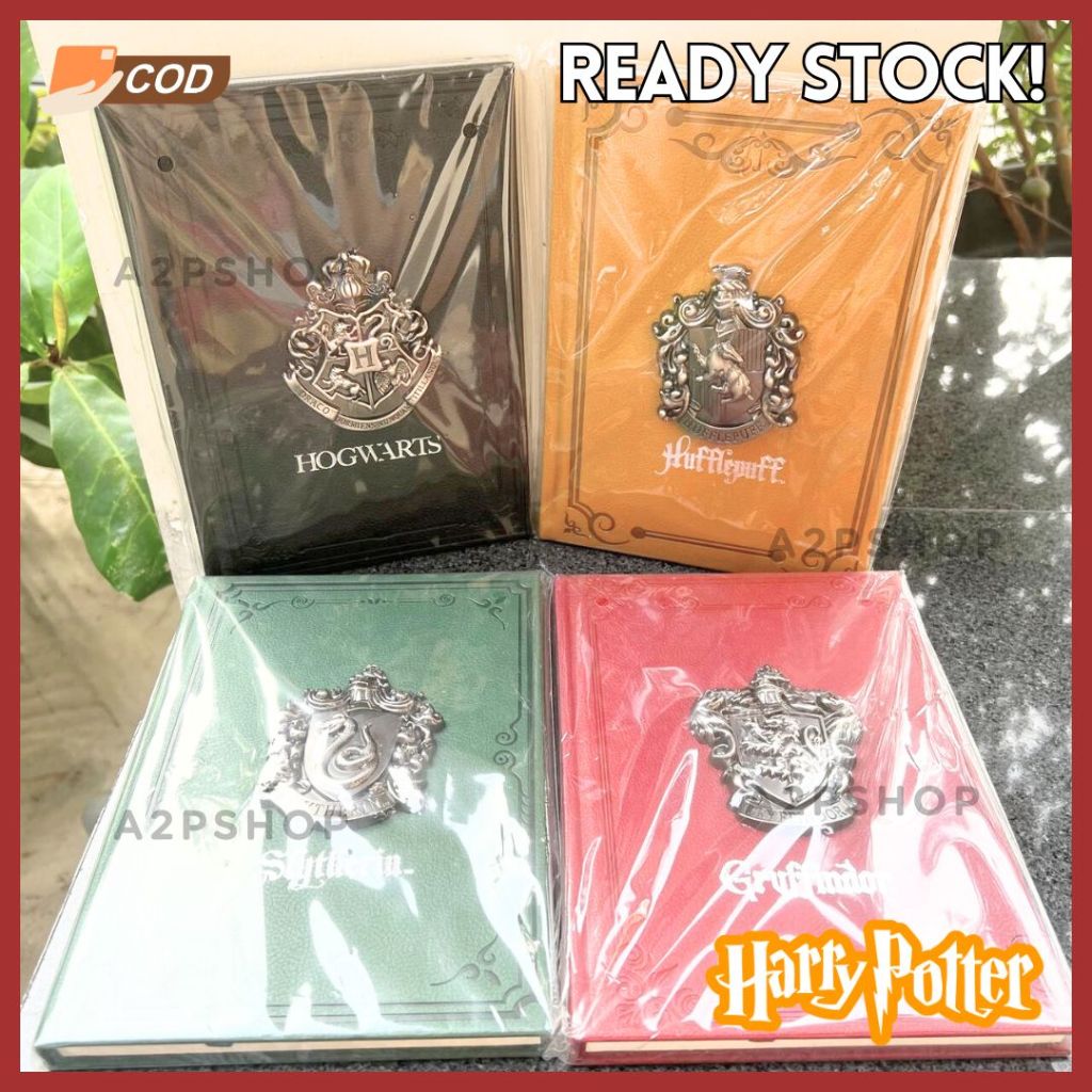 

{READY} MINISO X HARRY POTTER ORI! Buku Tulis Notebook Gryffindor, Slytherin, Hufflepuff