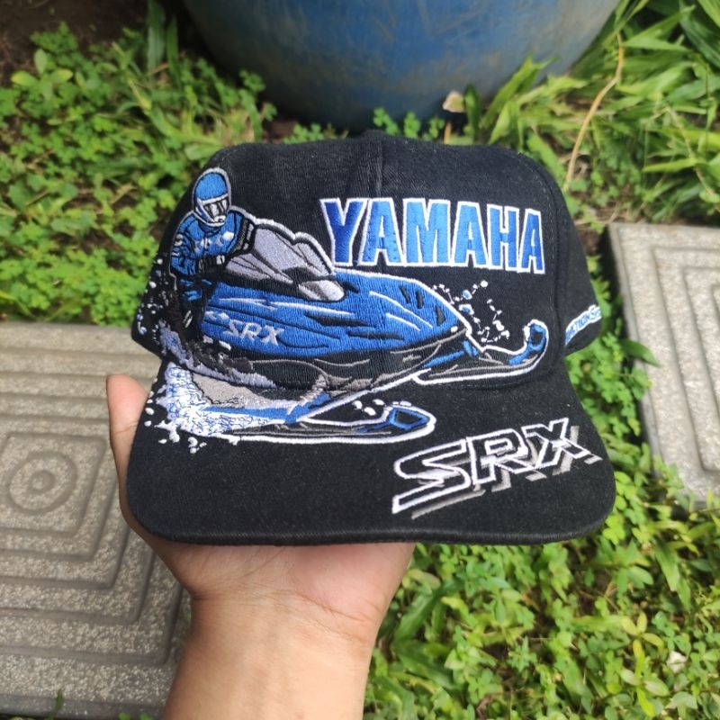 TOPI VINTAGE YAMAHA FULL BORDIR