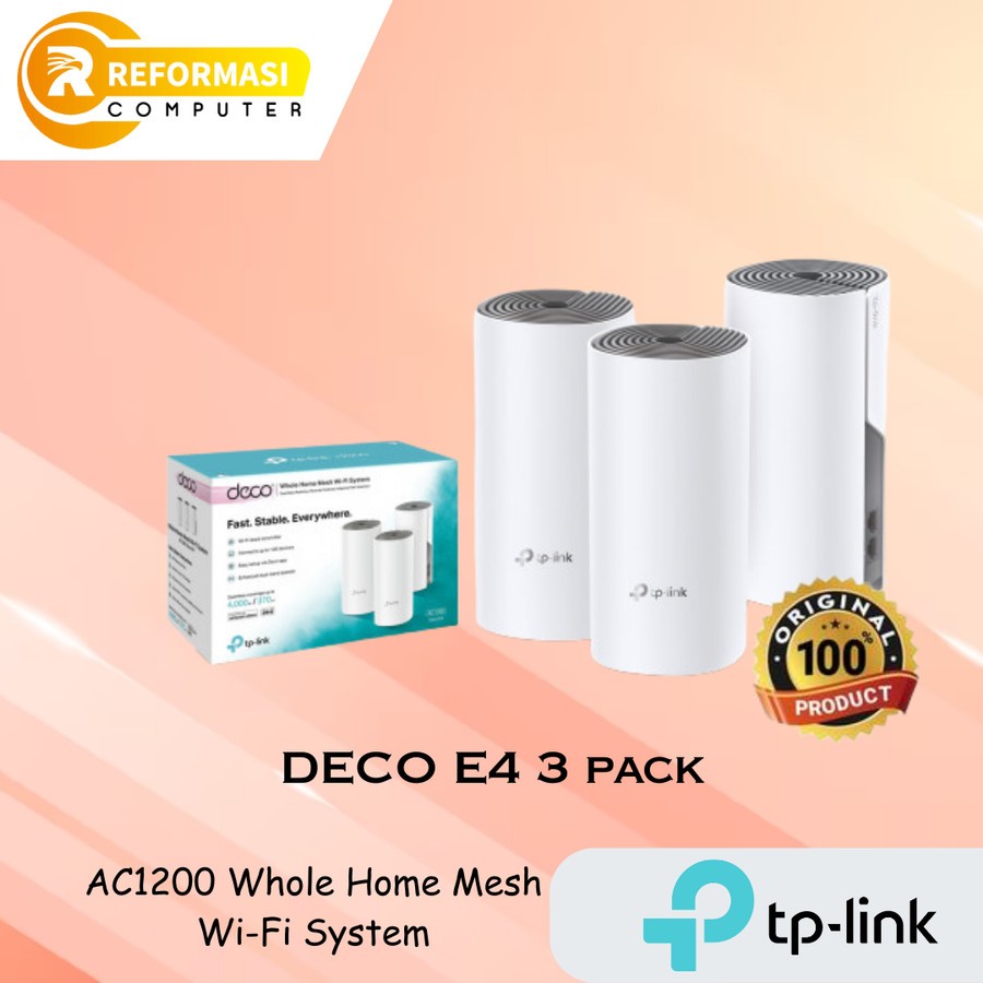 TP LINK DECO E4 / TPLINK DECO E4 - 3 Pack