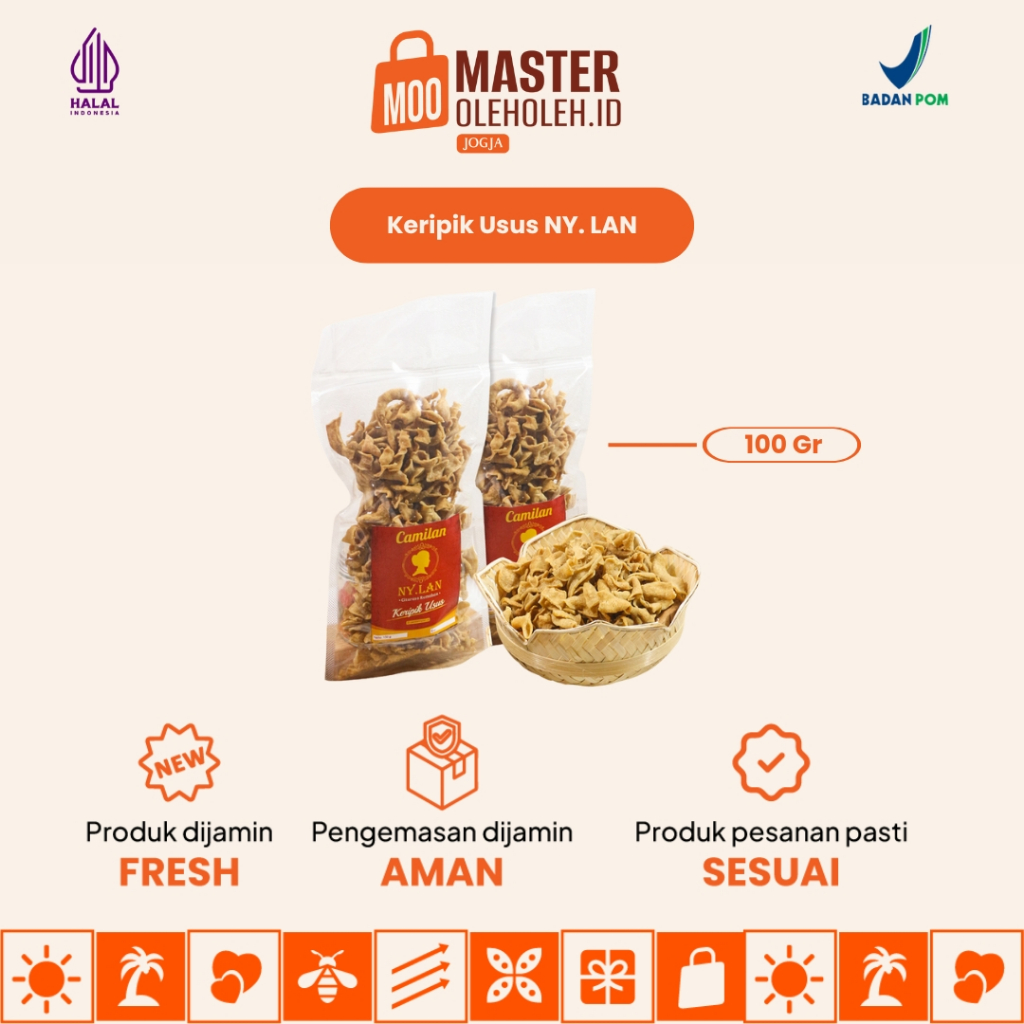 

Keripik Usus Camilan Ny.Lan Khas Nusantara - 100 gr