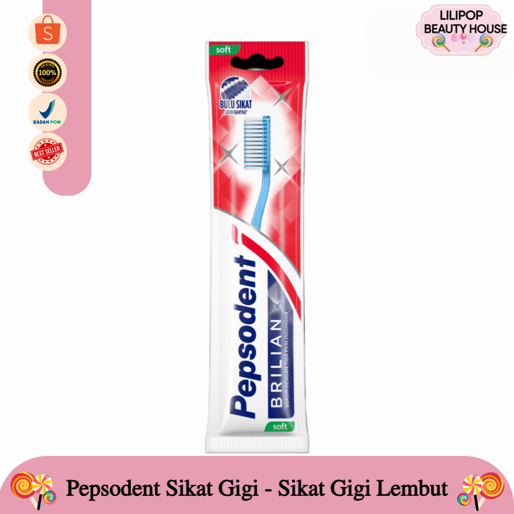 Pepsodent Sikat Gigi - Sikat Gigi Lembut