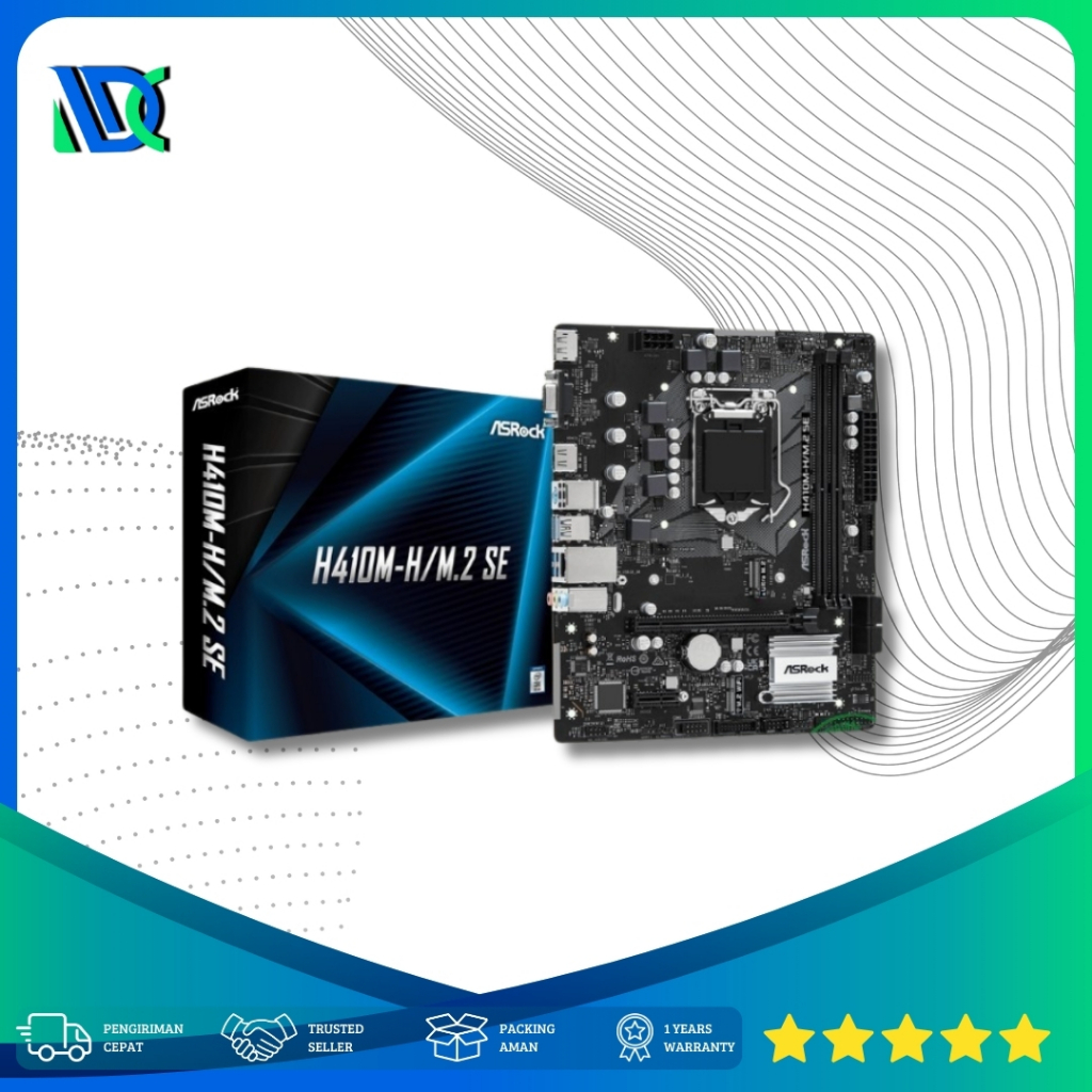 Mobo / Motherboard H410M Asrock Socket LGA 1200 New