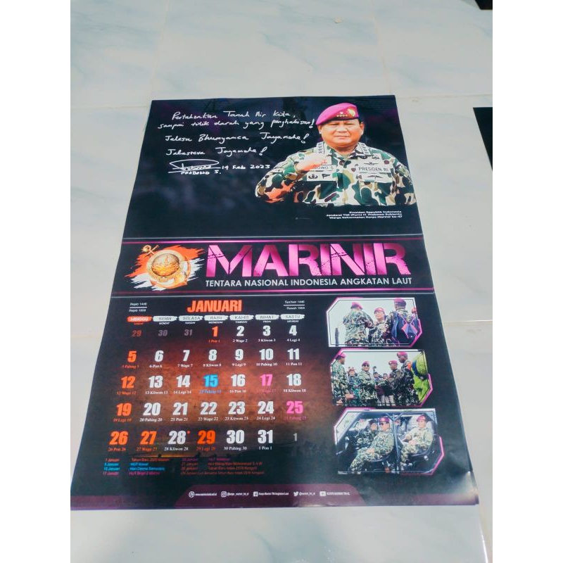 

KALENDER NEW 2025 MARINIR