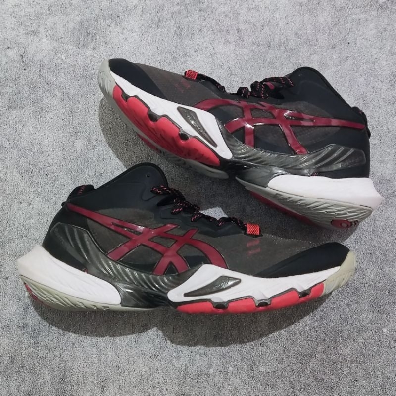 Sepatu Voli Volley Asics Metarise Black Original second