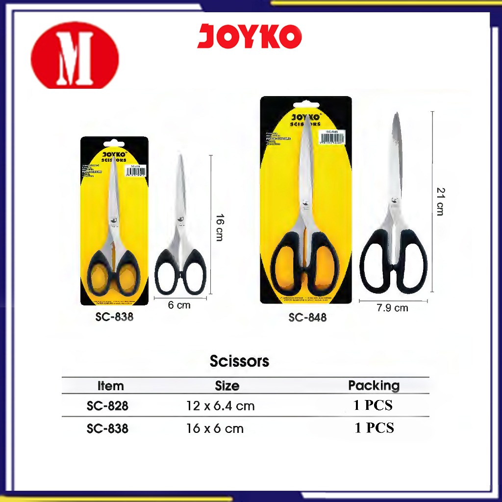 

Gunting Joyko SC-838 dan SC-848