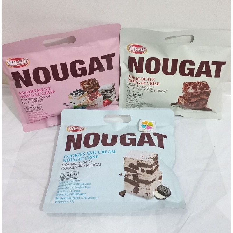 Coklat Mr SIF Nougat Crisp Chocolate