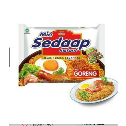 

MIE SEDAAP MIE INSTANT GORENG 90 G x5 PCS