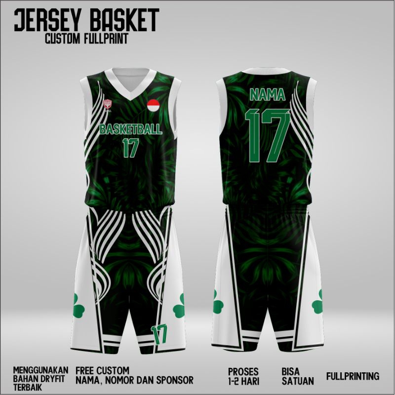 JERSEY BASKET CUSTOM FREE DESIGN FULL PRINTING