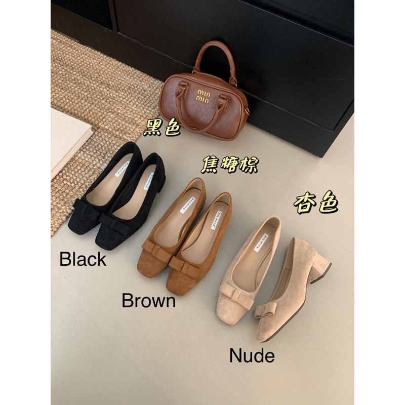 ZULI 1848-25 SEPATU FLATSHOES WANITA PITA HAK TAHU 3CM | sepatu tumit tahu wanita anti slip simple b