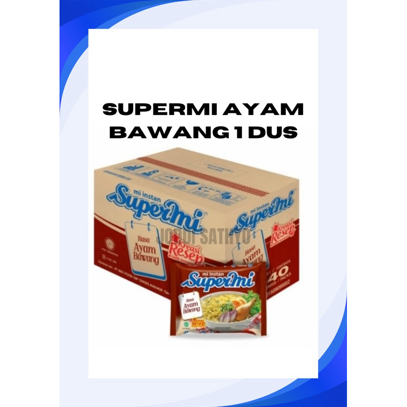

SUPERMI AYAM BAWANG 1 DUS