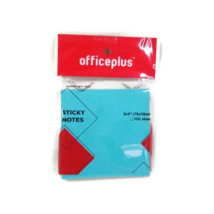

Gramedia Bengkulu - OfficePlus Sticky Note 3X3" 100 Sheet Neon Blue