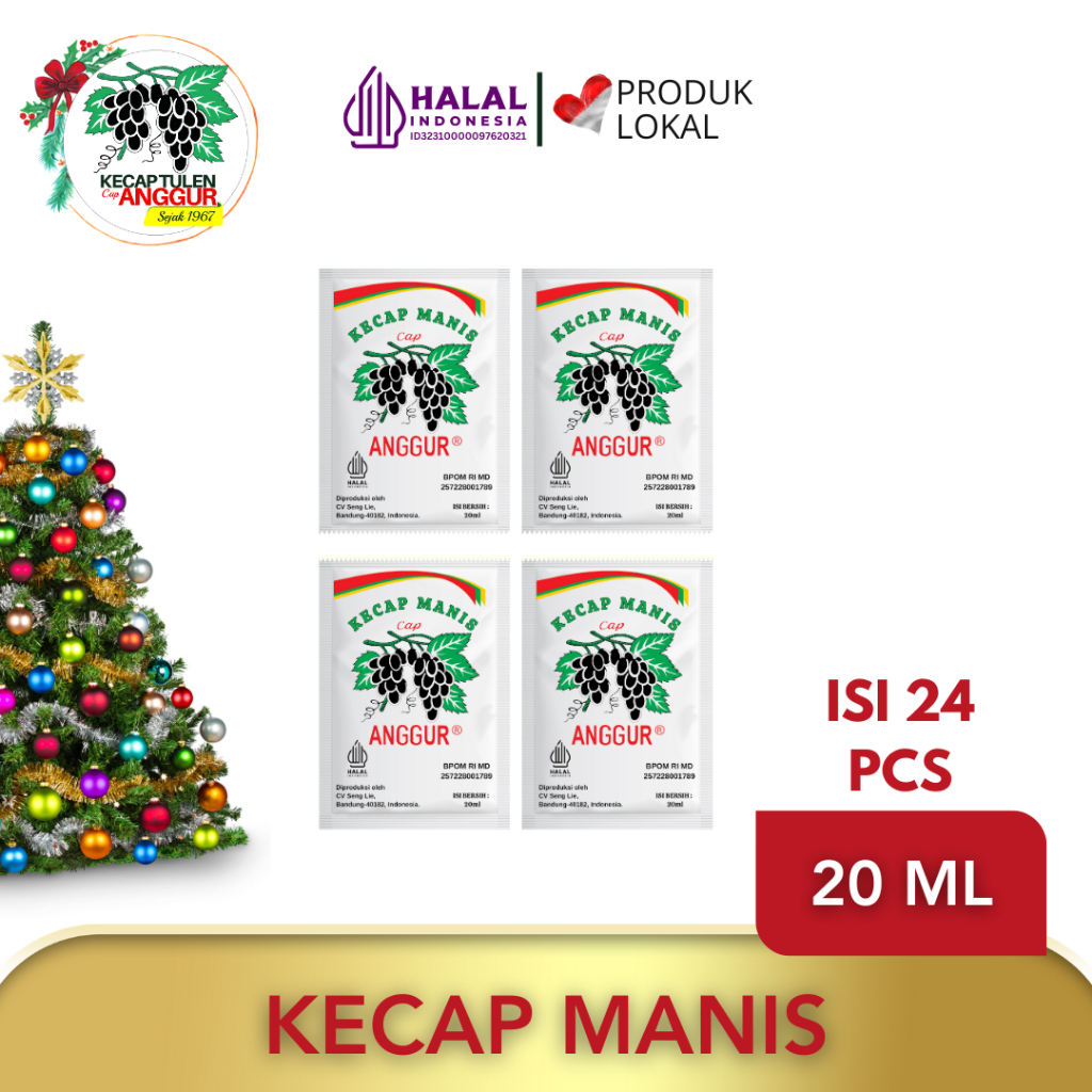 

Cap Anggur Kecap Manis Sachet 20ml x 24 pcs