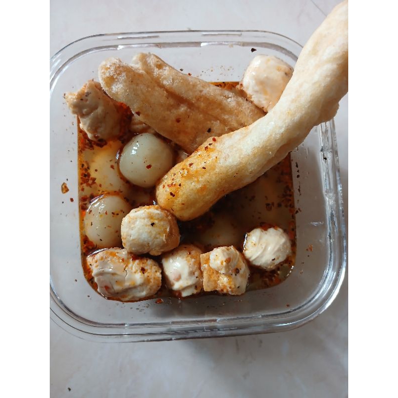 

Bakso Aci (Jajanan Pedas / Cemilan Berkuah)