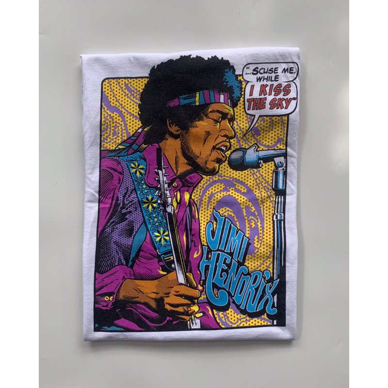 Tshirt Jimi Hendrix Purple Haze by Liquid Blue / kaos band vintage / jajan rock / kaos metal / kaos 