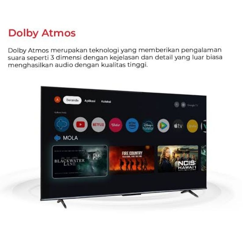 TV 75 inch POLYTRON 4K UHD Smart Google TV - PLD-75UG Tv Polytron PLD 75UG