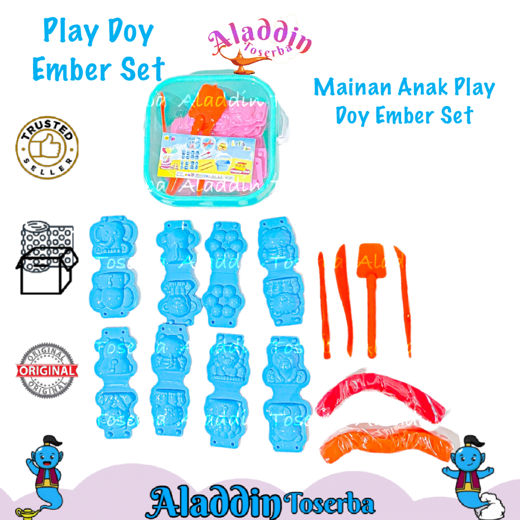 MAINAN ANAK [SH157] FUN DOH / PLAY DOY  / LILIN / FUNDOH / FUNDOY + CETAKAN + EMBER SET - MAINAN LIL