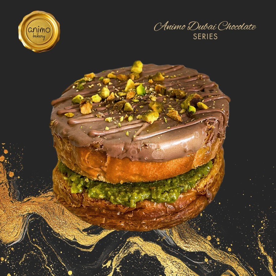 

Animo Dubai Chocolate Pistachio Croissant