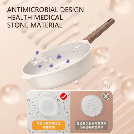 SOF Panci Anti Lengket Wajan Penggorengan / Wajan Wok Rumahan / Wajan Steak Pancake Goreng / Kompor 