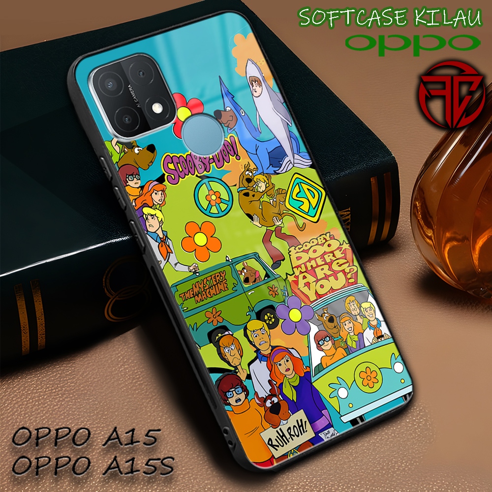 [SC24] Softcase Kilau Oppo A15 | Oppo A15s | Casing Kaca Mika | Kesing Keren Aesthetic [ Kartun ] | 