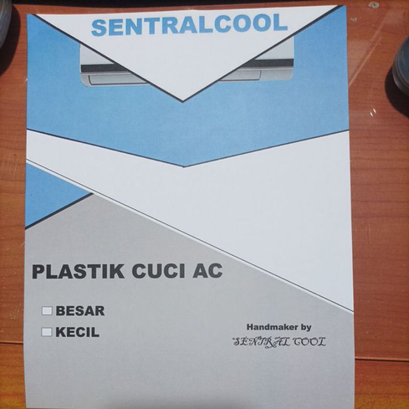 PLASTIK CUCI AC - COVER MENCUCI AC