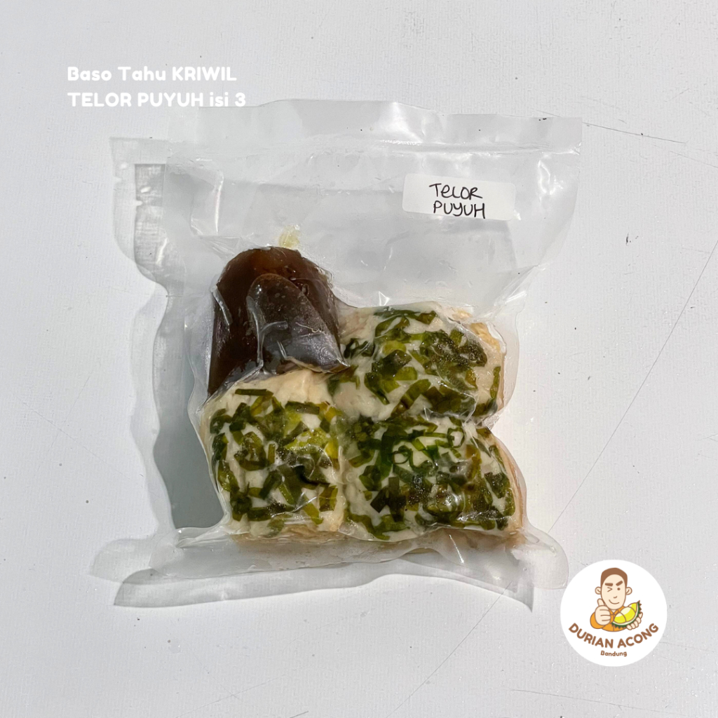 

Baso Tahu KRIWIL - TELOR PUYUH - isi 3