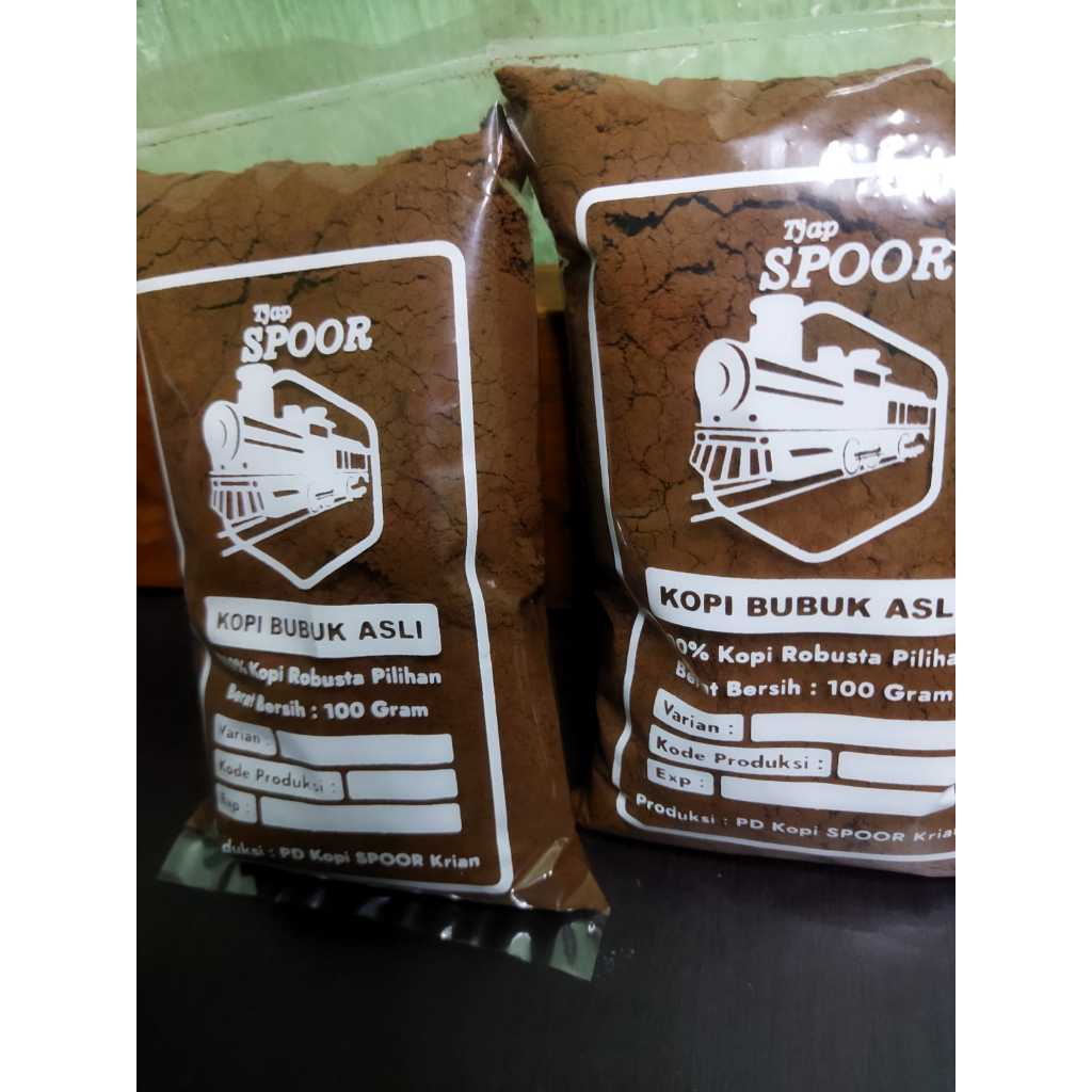 

Tjap SPOOR Kopi Robusta BALI Roasting Medium Enak Murah Murni Tanpa Campuran