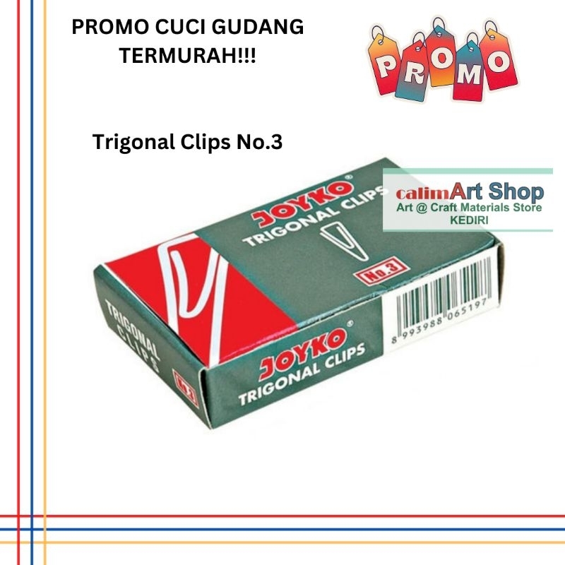 

PROMO CUCI GUDANG TERMURAH 5 Set Trigonal Clips Joyko No.01 & 03