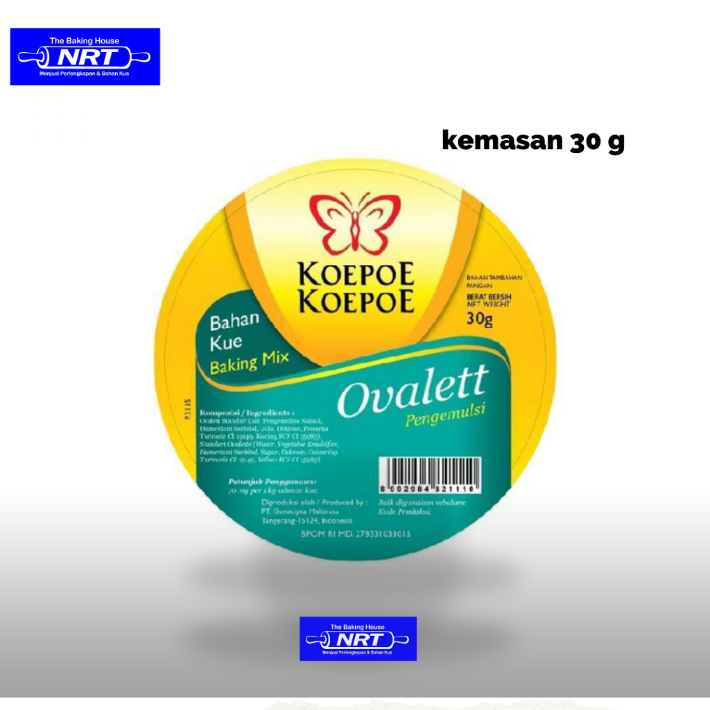 

KOEPOE KOEPOE Ovalet Pengemulsi Kue 30gr