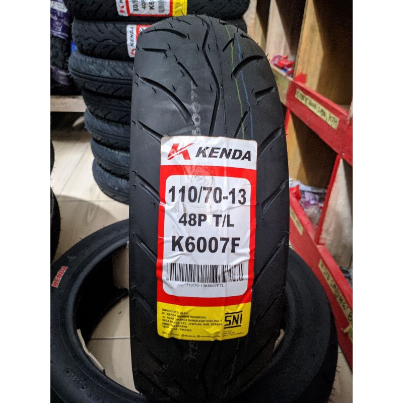 BAN KENDA BAN LUAR KENDA UK 110/70-13 TUBELESS K6009