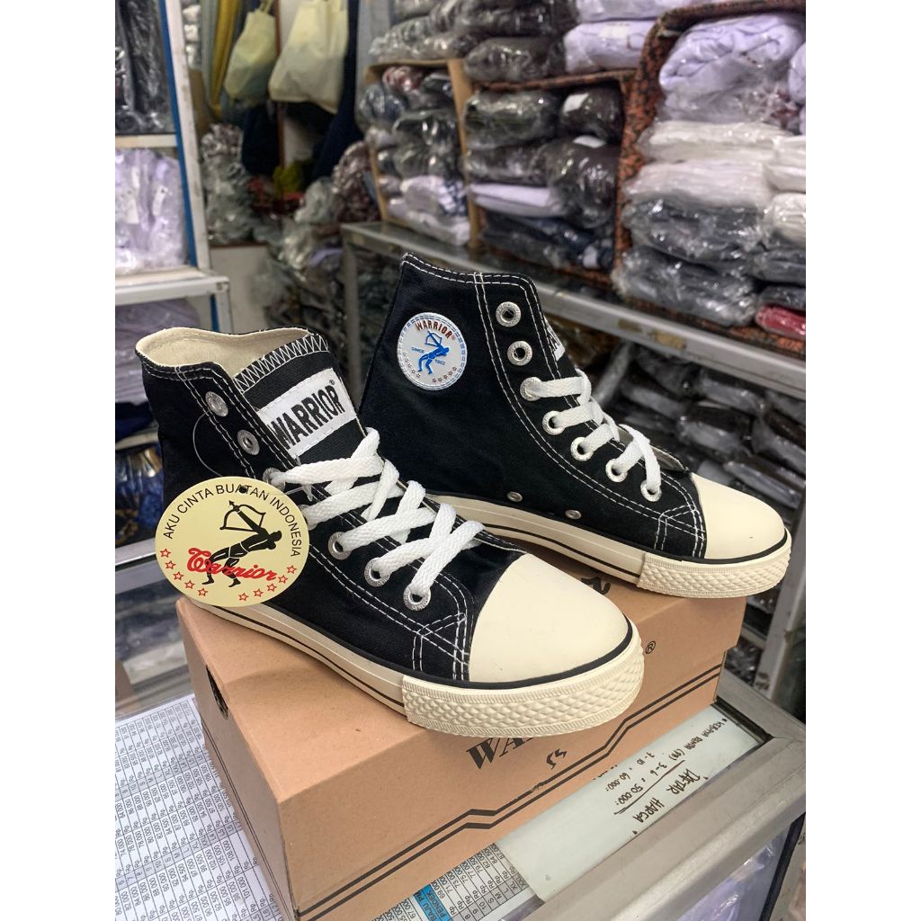 Sepatu Warrior - Sepatu Sekolah Warrior - Sepatu Anak Sekolah - Rafly Jaya