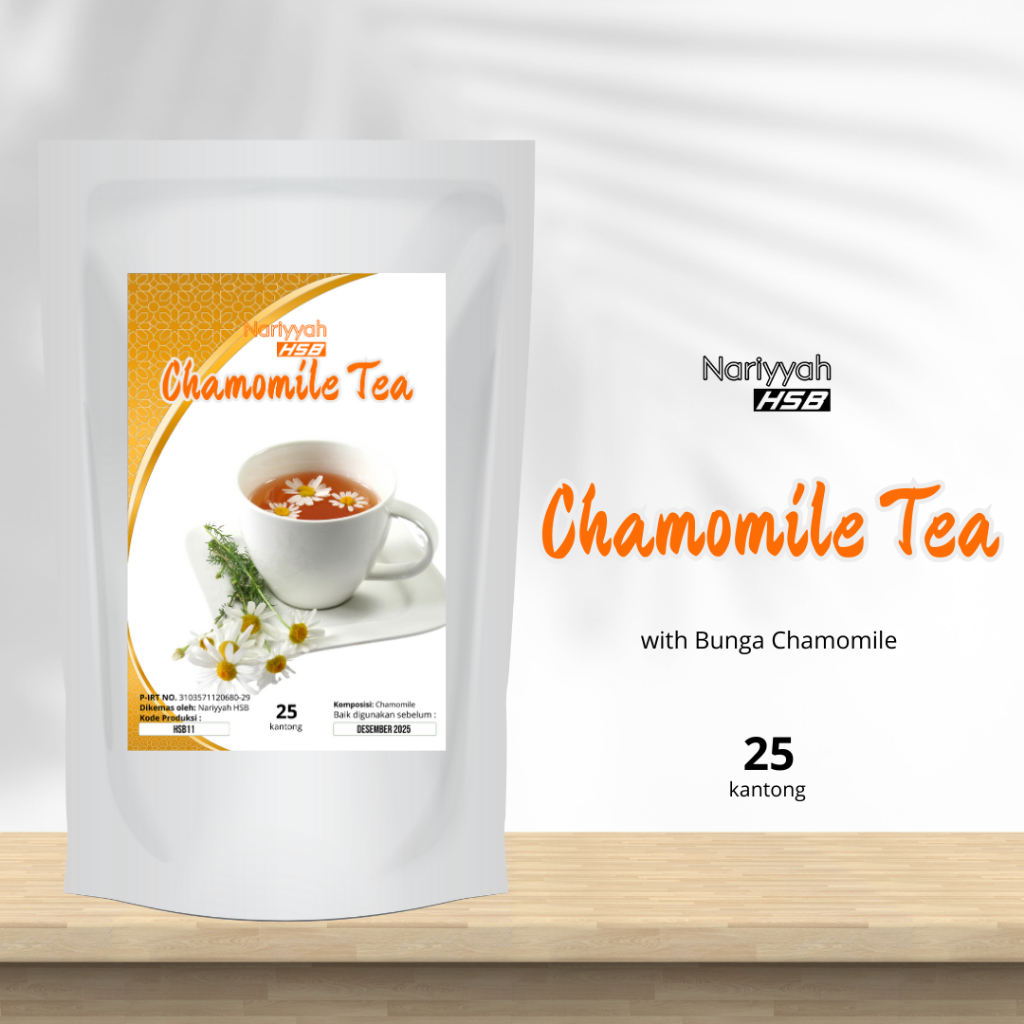 

Griya Nariyyah HSB - Chamomile Tea | Teh Herbal Chamomile untuk Gejala Susah Tidur Insomnia