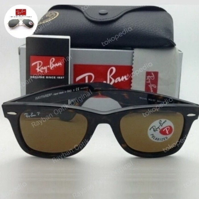Kacamata original RB2140 wayfarer - Tortoise Coklat