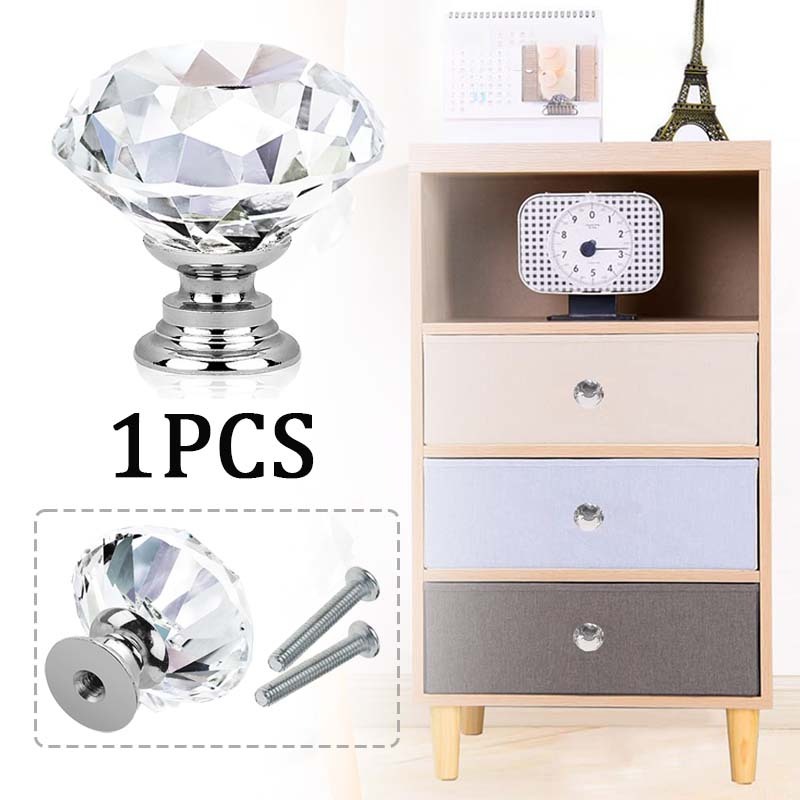 Tarikan Laci Kristal Crystal Knob Kenop Knob Handle Tarikan Handle Pintu Kristal Tarikan Knob Laci D