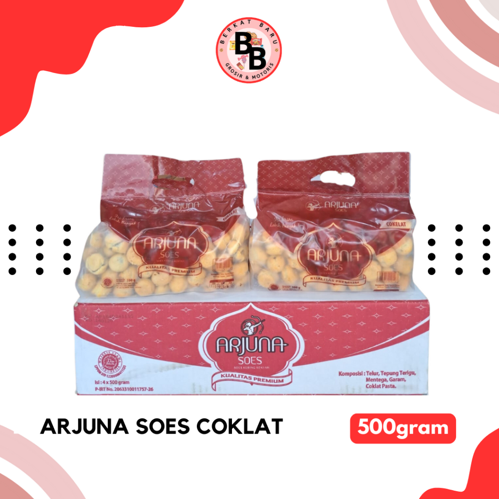 

[BB SNACK] ARJUNA SOES COKLAT 500GRAM