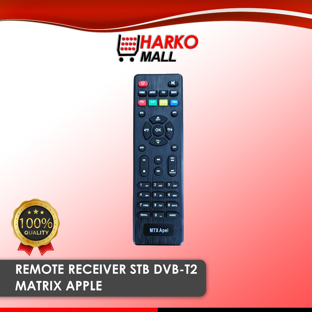 Remote Receiver STB DVB-T2 Matrix Apple